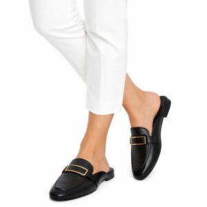 Backless Loafer Flats Tory Burch Georgia Leather